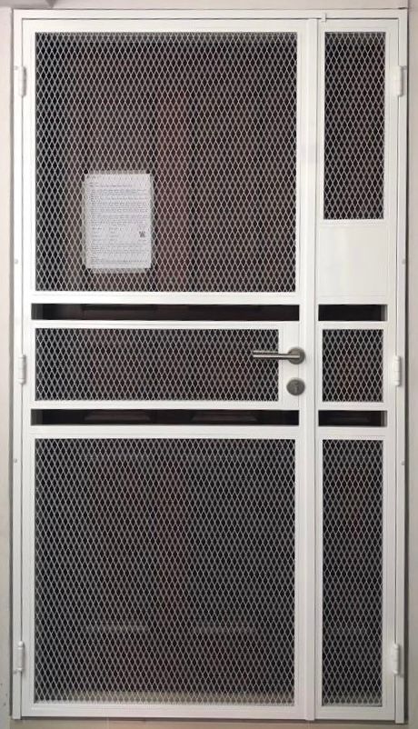 HDB Metal Gates - SH023 Pet Friendly Partial Mesh with Middle Panel