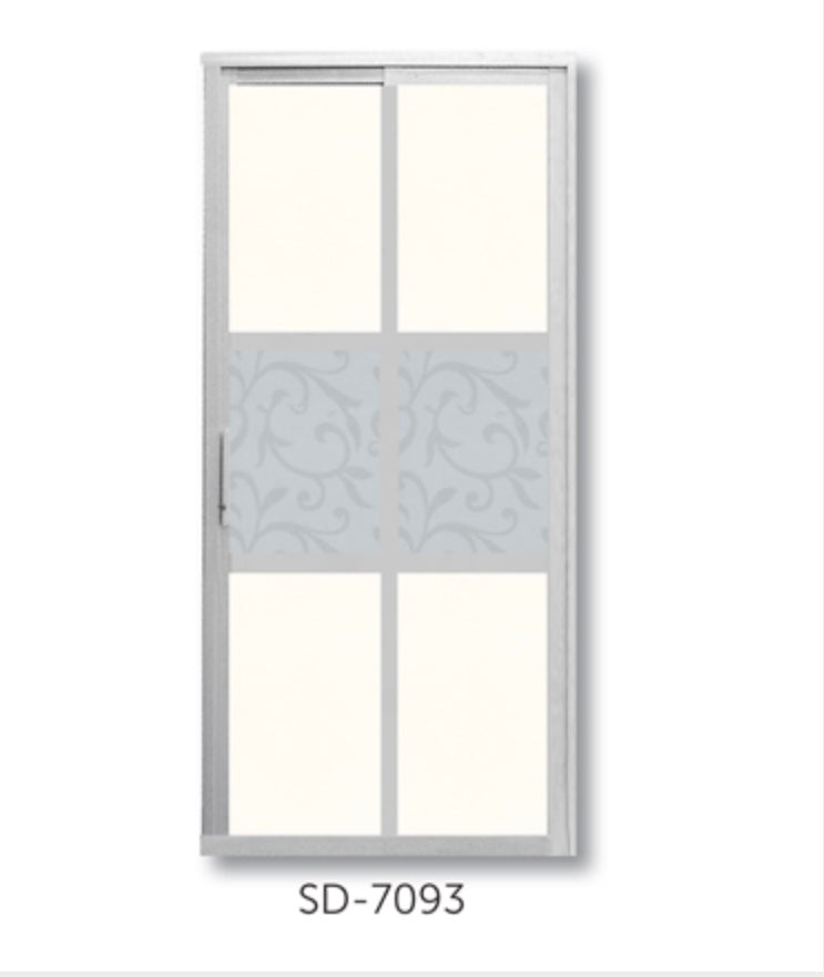 Slide and Swing Toilet Door - SD7093 - Metal and Aluminium Fabrication 