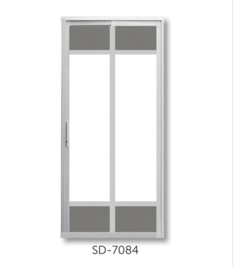 Slide and Swing Toilet Door - SD7084 - Metal and Aluminium Fabrication 